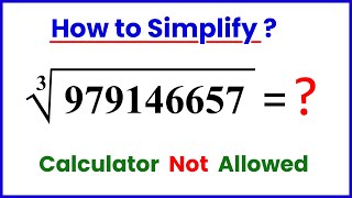 Math Olympiad | Can you simplify given Cubic Expression | Calculator not allowed