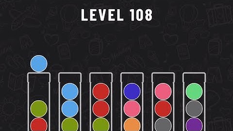 Ball Sort Puzzle Level 108 #ballsortpuzzle #ballsortpuzzlegameplay #puzzlegame #mobilegames
