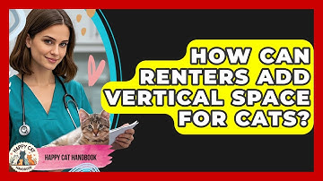 How Can Renters Add Vertical Space For Cats? - Happy Cat Handbook