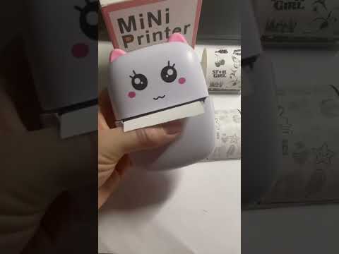Портативний міні термопринтер дитячий Mini printer Bluetooth + набір термопаперу в комплекті рожевий фото від покупців 2
