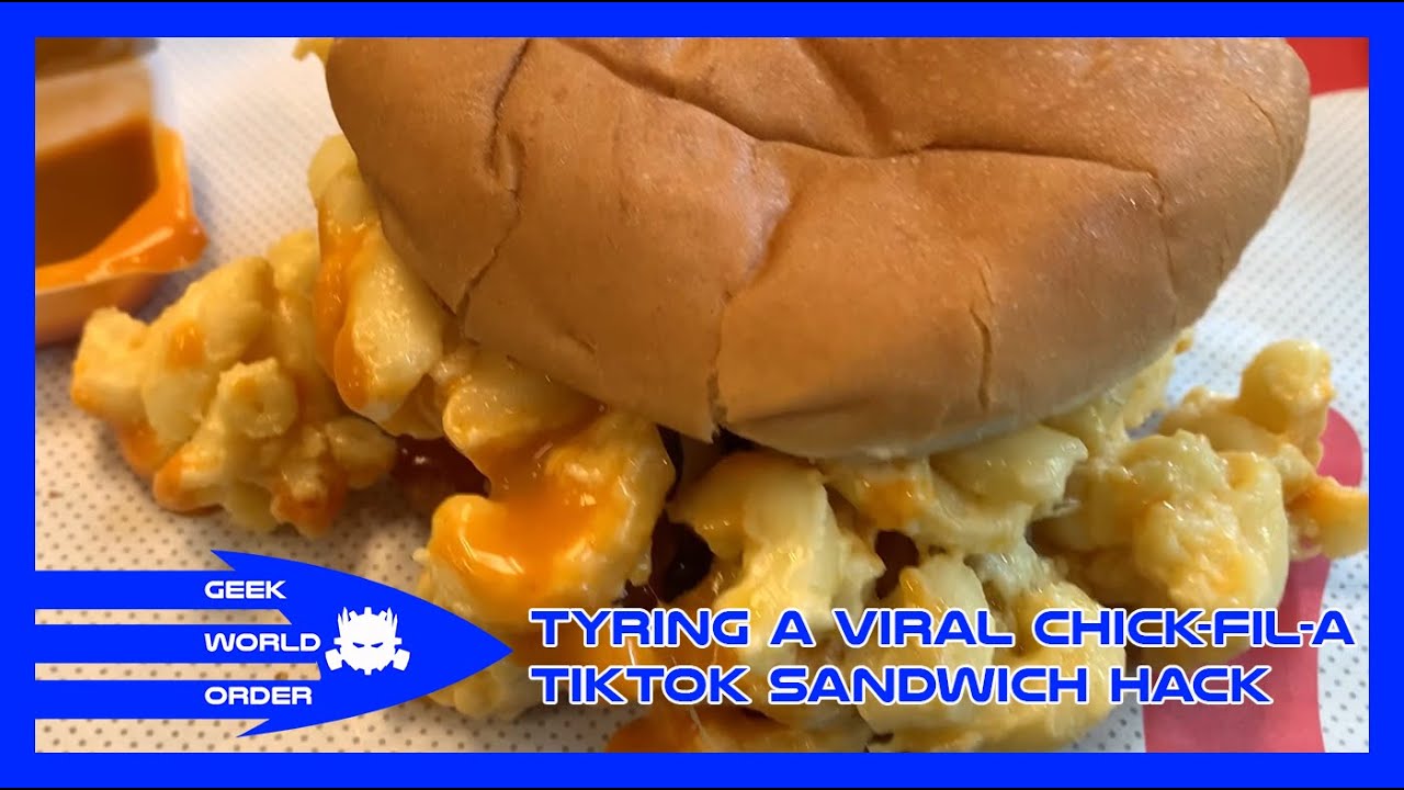 Trying A VIRAL ChickfilA TIK TOK Sandwich HACK YouTube