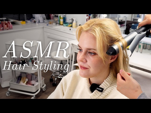 ASMR Korean Hair Styling in London (Unintentional ASMR)