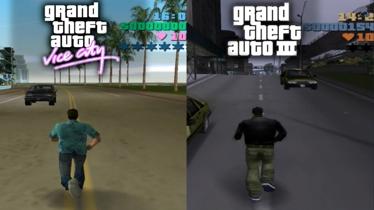 GTA 3 VS GTA VICE CITY YouTube 
