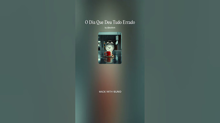 O dia que deu tudo errado.