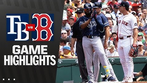 Rays vs. Red Sox Game Highlights (7/13/25) | MLB Highlights