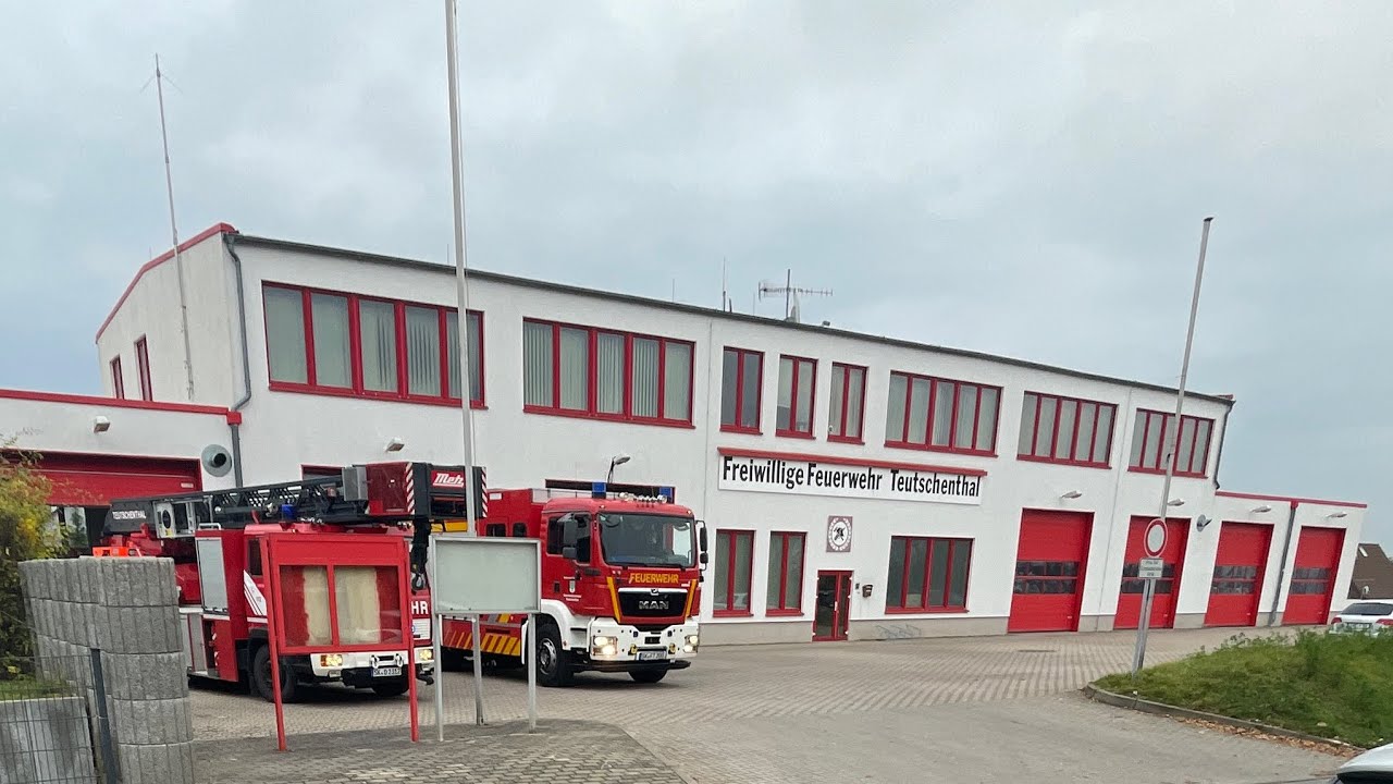 **20000Abonnenten**Special Großbrand Alarmierung ankommende FFler Ausrücken Feuerwehr Teutschenthal