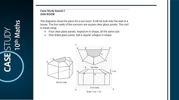 Case study based questions class 10 maths coordinate geometry Sun Room