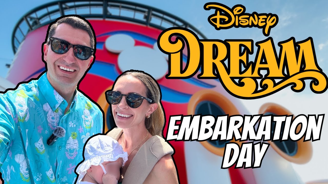 Disney Dream Cruise!  Embarkation Day on Disney Cruise Line | Disney Cruise Vlog 1