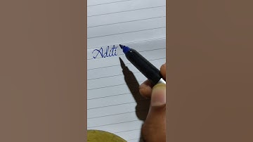 Aditi - name in beautiful english cursive handwriting | #shorts #handwriting