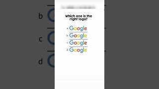 which is right logo? #Google#facts #amazingfacts #shorts #ytviral #youtubeshorts #dailyfacts #viral