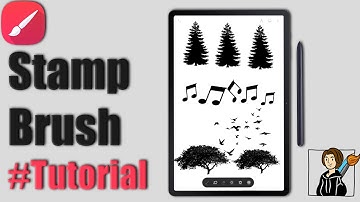 How to make stamp Brushes in infinite painter | settings explained | full tutorial |