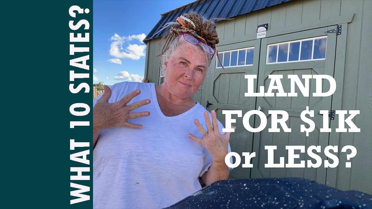 10 ШТАТОВ, ГДЕ МОЖНО КУПИТЬ ЗЕМЛЮ ЗА 1000 ДОЛЛАРОВ ИЛИ МЕНЬШЕ | СТРОИТЕЛЬСТВО ЗАБОРОВ - ЭТО ПРОЕК...