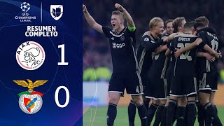 Ajax 1-0 Benfica - GOLES Y RESUMEN - Grupo E UEFA Champions League