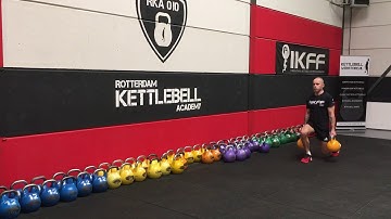 Double Kettlebell Suitcase Lunges