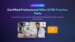CPB Practice Test 2026 | Certified Professional Biller Exam Questions & Answers (Sample)