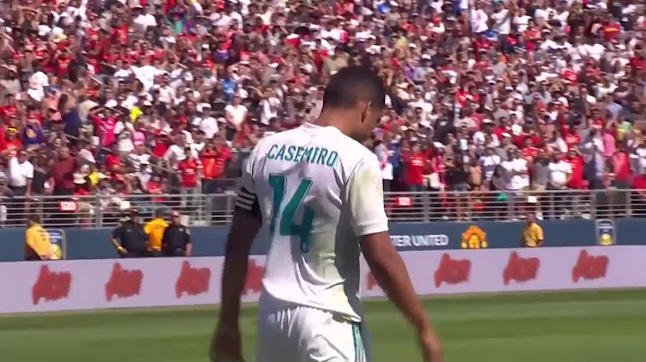Penaltyreeks Real Madrid - Manchester United