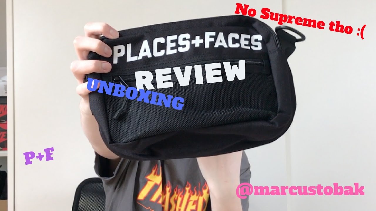 places and faces sling bag