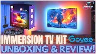 Installing Govee Immersion RGBIC TV Backlights | Unboxing & Review!