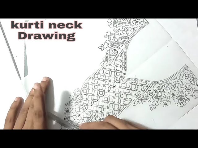 Learn How To Draw Latest Kurti Designs For Beginners Fashion Sketch #02 -  YouTube