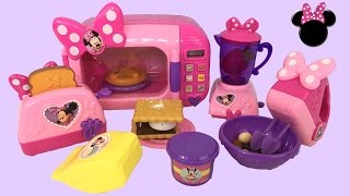 Minnie Bowtastic Kitchen Appliances: Toaster, Mixer, Smoothie Maker, Microwave | Kids Station