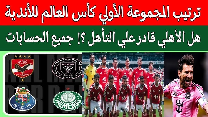 تحليل أداء الأهلي في كأس العالم للأندية 2025 - تصنيف الأهلي في المجموعة