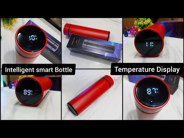 Smart Thermos bottle with LED Temperature Display detail review quality  check #shorts 