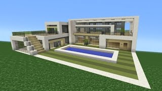 Minecraft Tutorial: How To Make A Modern Mansion