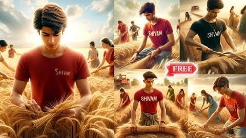 Katai Name Video Editing | Gehu Katai Photo Editing | Bing Ai Image Generator#trending #freefire