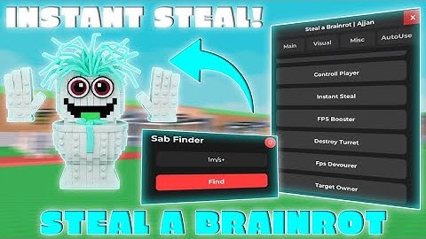 🔥Steal a Brainrot Script (2025 Pastebin) | 😱Instant Steal, Anti-Hit, Speed Max + Noclip🔮