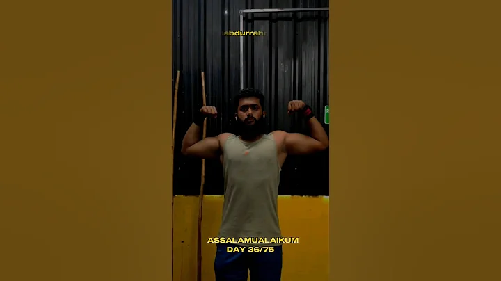 Day 36/75 hard challenge #day36 #shorts #shortsfeed #youtubeshorts #75hardchallenge #shoulderworkout