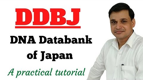 DDBJ tutorial - a beginner