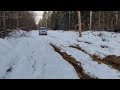 Landcruiser 120 forest mud snow driving