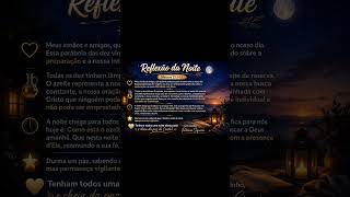 Como está o azeite da sua lâmpada? 🏮 (Reflexão da Noite)
