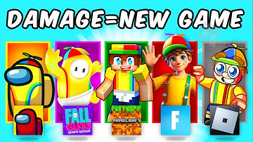 Minecraft, But If I Take Damage I Switch Games!