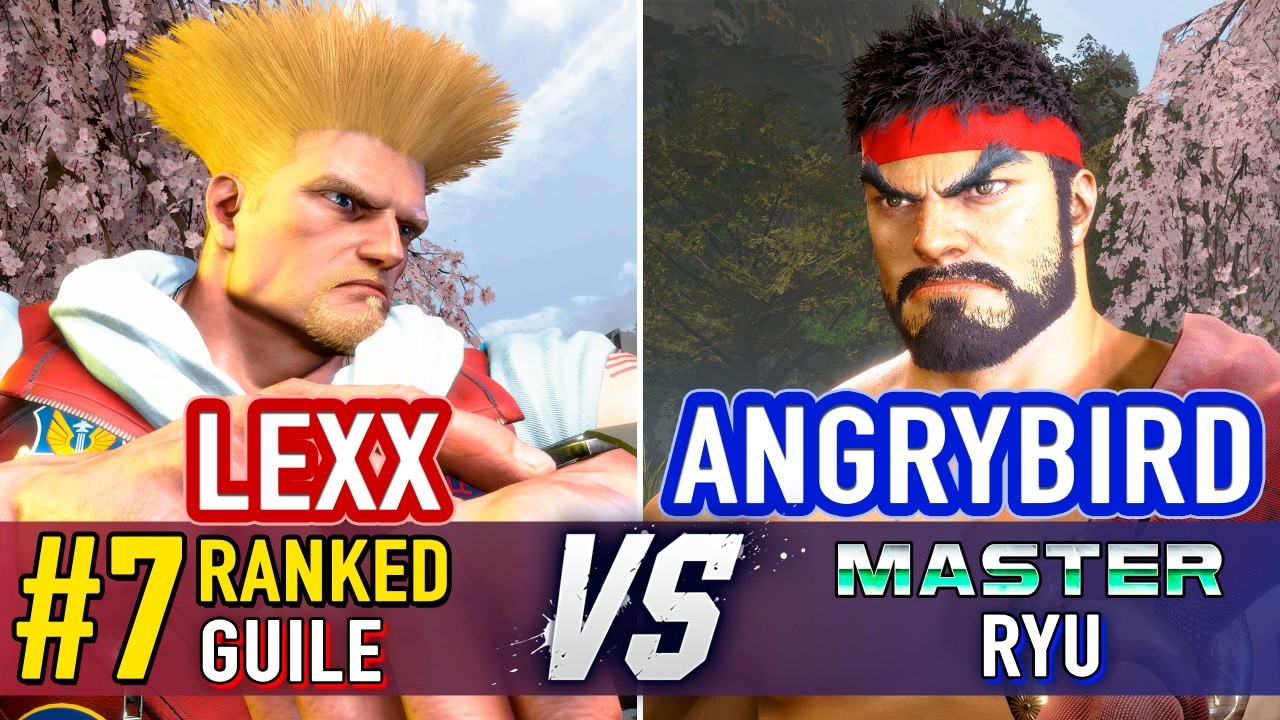 SF6 🤜 LEXX (#7 Ranked Guile) vs ANGRYBIRD (Ryu) 🤛 SF6 High Level Gameplay