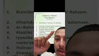 Learning Al-fatihah for Reverts. #quran #reverts #islam #muslimrevert #shahada