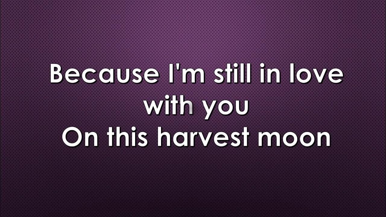 Neil Young Harvest Moon lyrics YouTube Music