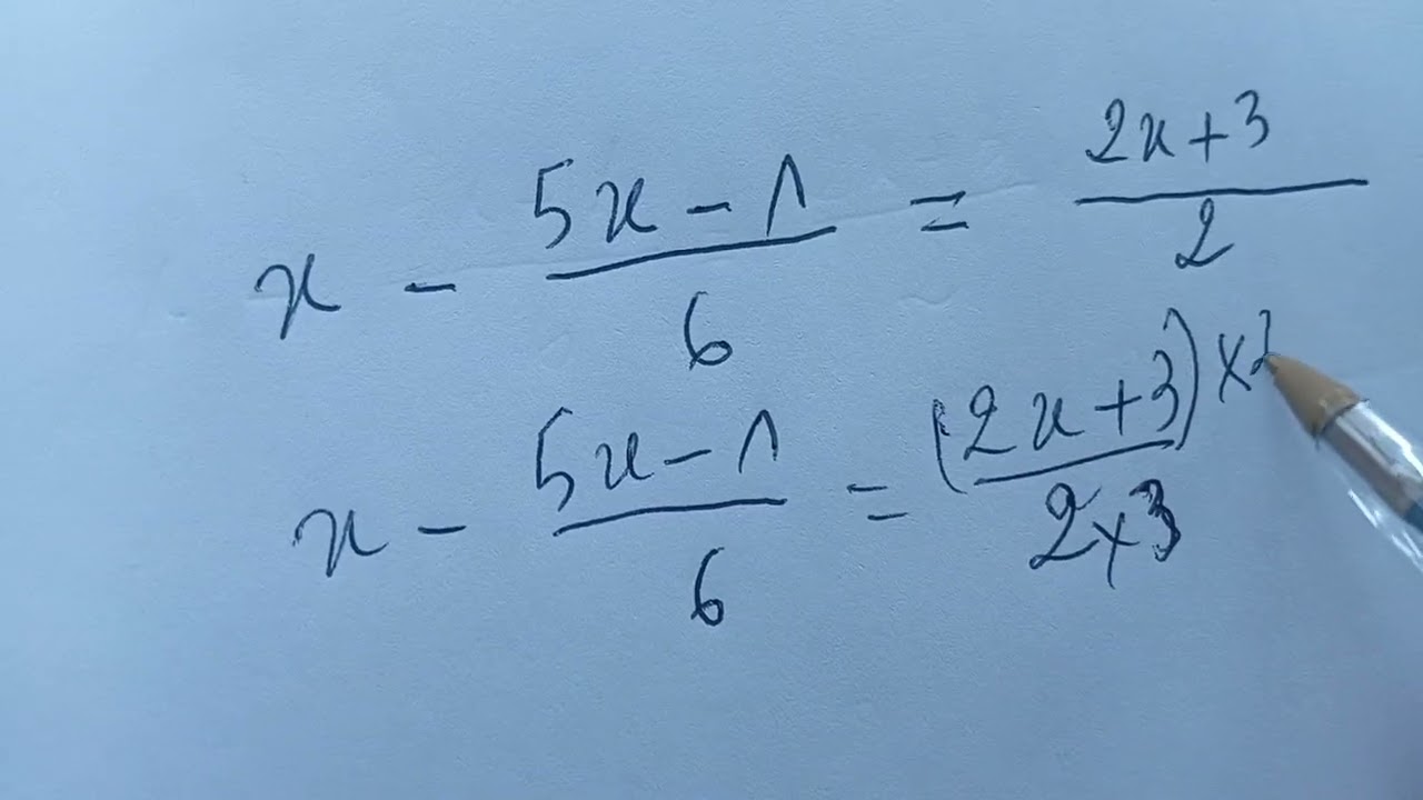 Equations et inéquations 