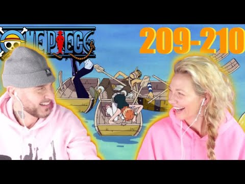 DAVY BACK FIGHT BEGINS! | One Piece Ep 209/210 🎯👒 | couples reaction & discusion |