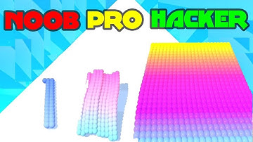 NOOB vs PRO vs HACKER - Canvas Run