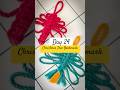 Macramé Christmas Tree Bookmark | Easy Beginner Tutorial | Day 24 #macrame #christmascrafts #shorts