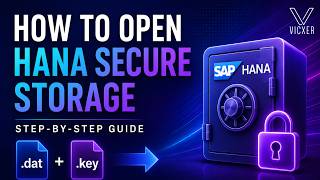 SAP SECURITY | HANA SECURE STORAGE - Vicxer Recovery Center