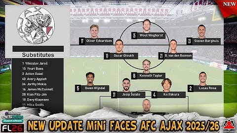 New Update Mini Faces AJAX + Installation - PES 2021 & Football Life 2026