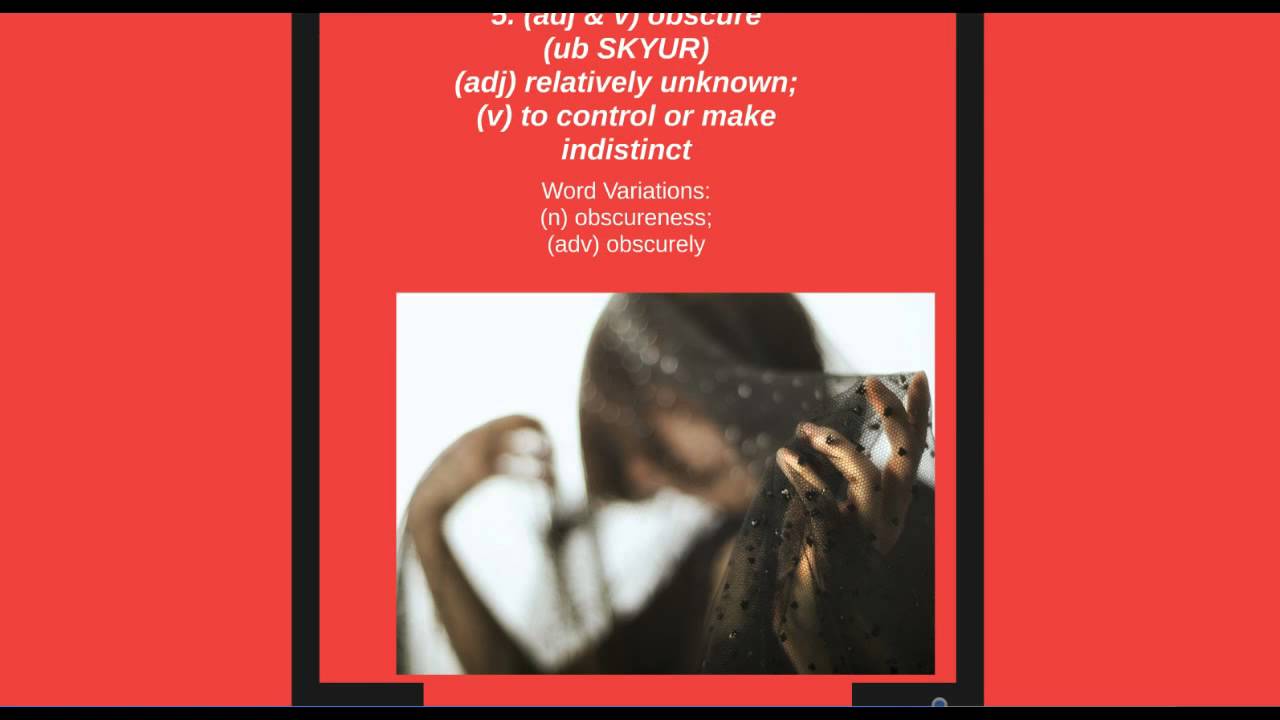 AP Vocabulary List 4 YouTube