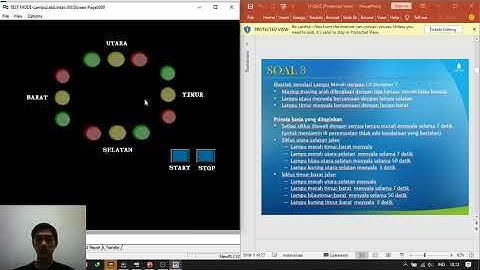 Simulasi Lampu Lalu Lintas Menggunakan CX-Programmer & CX- Designer