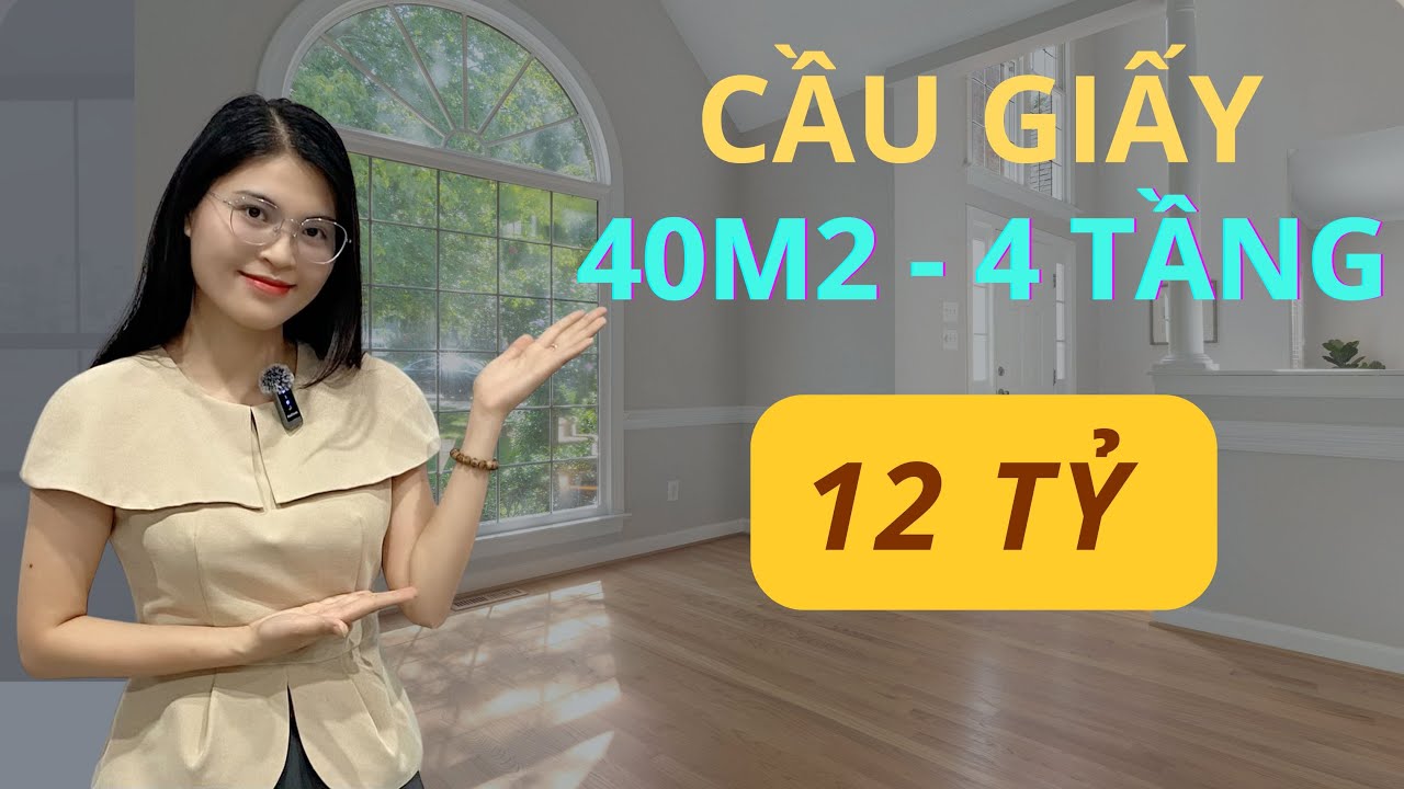 Bán nhà Cầu Giấy, 40m2, 4 tầng, 12 tỷ