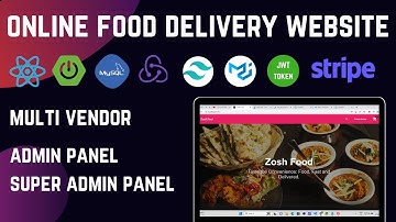 Full Stack Food Delivery Website Using React And Spring boot | tailwind css, redux, stripe payment