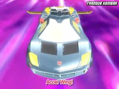 Transformers Galaxy Force Sub Indo: Race Excellion Vs Nitro Convoy