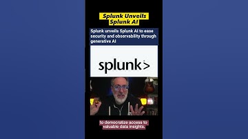 Splunk Unveiled Splunk AI 🙌