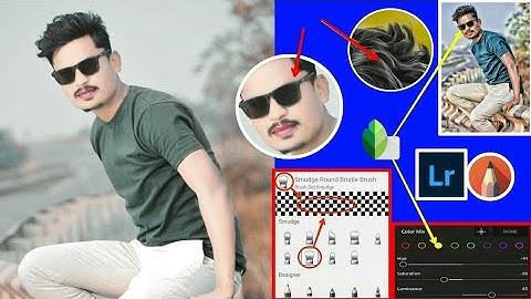 Autodesk Hair Editing Step By Step ll Autodesk Sketchbook Hair + Face Smooth New Tutorial-prem edit